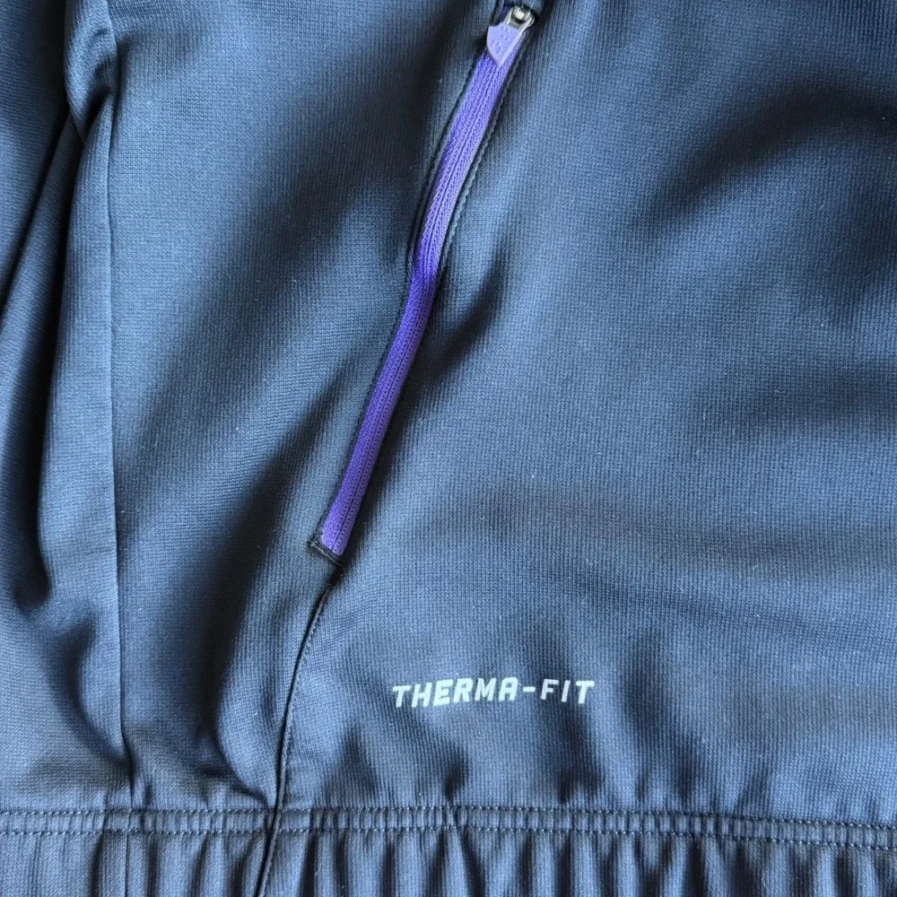 Nike Kobe Bryant Therma-FIT Full Zip Track Jacket‎ Black Purple XL 396285-010